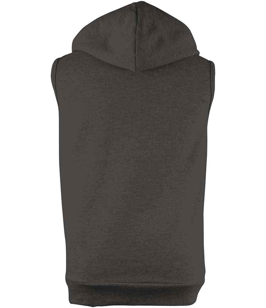 AWDis Sleeveless Zoodie in by Just Hoods — Custom branded clothing by Print Press, featuring premium embroidery produced in our specialist print lab in the UK.