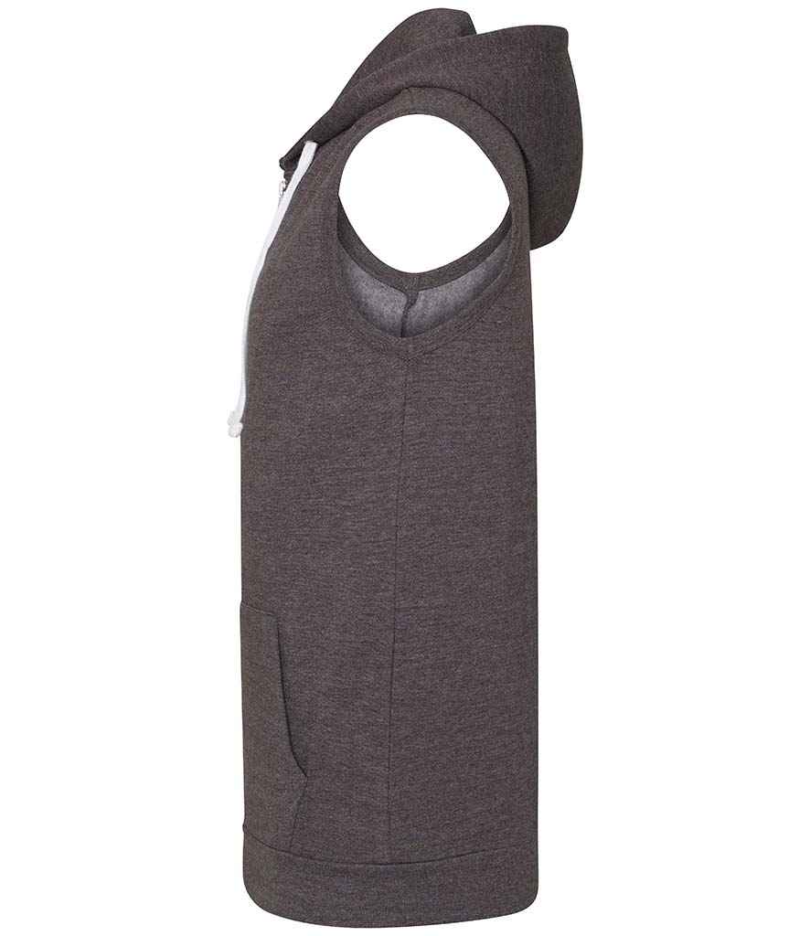 AWDis Sleeveless Zoodie in by Just Hoods — Custom branded clothing by Print Press, featuring premium embroidery produced in our specialist print lab in the UK.