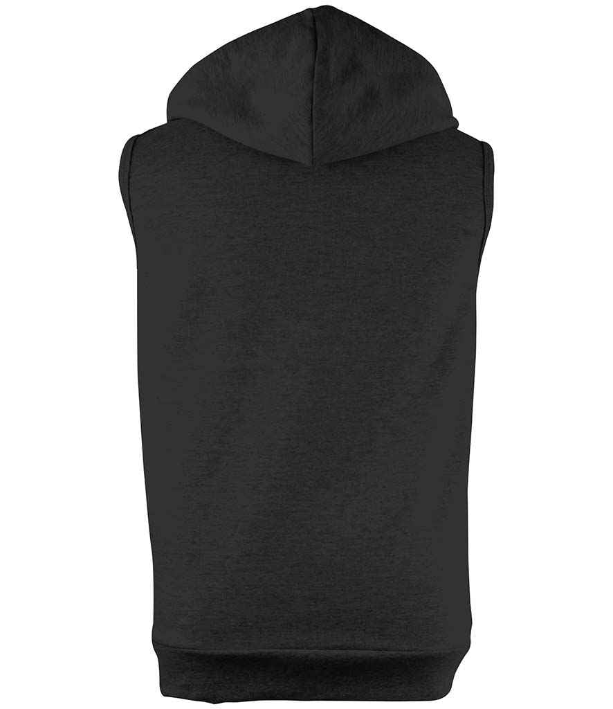 AWDis Sleeveless Zoodie in by Just Hoods — Custom branded clothing by Print Press, featuring premium embroidery produced in our specialist print lab in the UK.