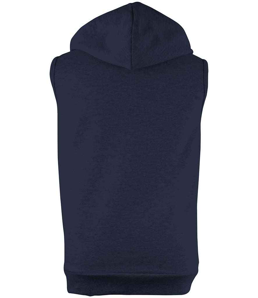 AWDis Sleeveless Zoodie in by Just Hoods — Custom branded clothing by Print Press, featuring premium embroidery produced in our specialist print lab in the UK.