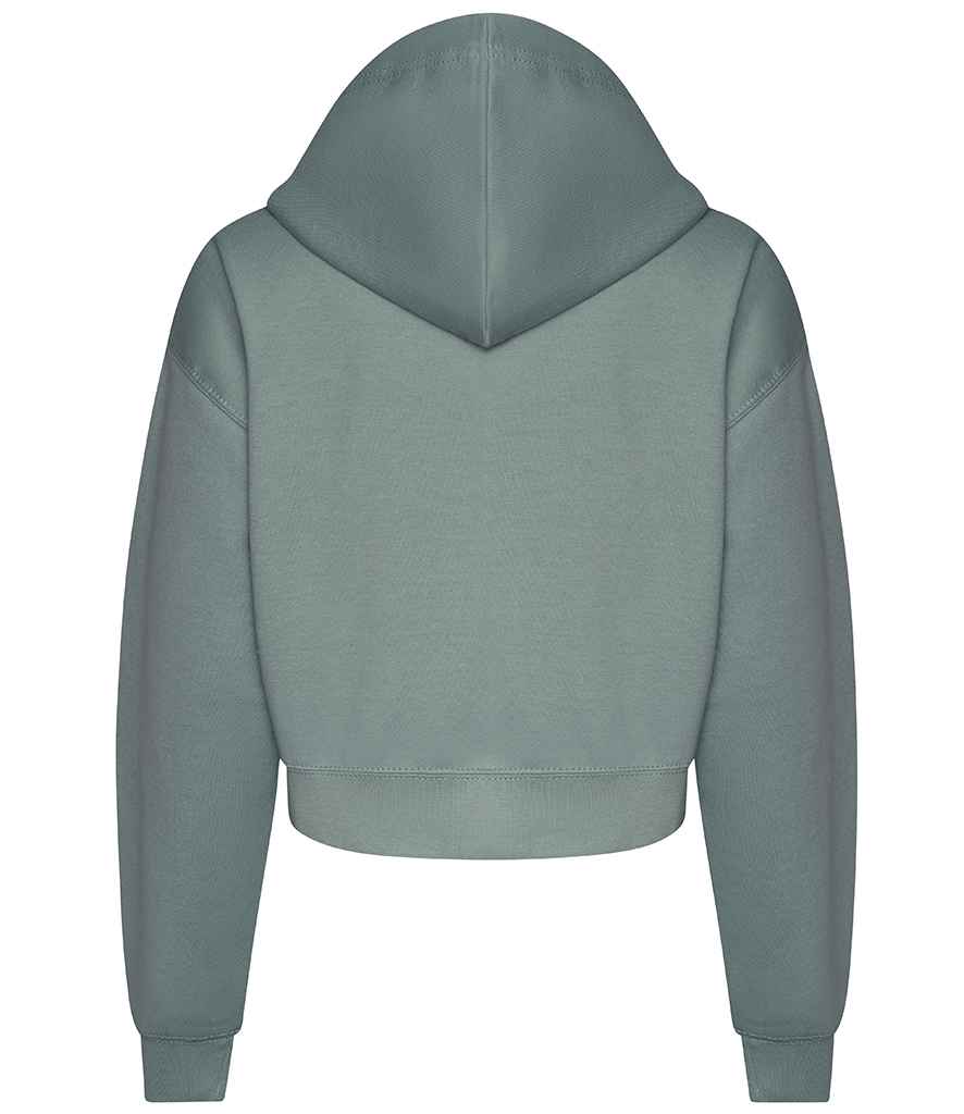 AWDis Ladies Cropped Zoodie in by Just Hoods — Custom branded clothing by Print Press, featuring premium embroidery produced in our specialist print lab in the UK.