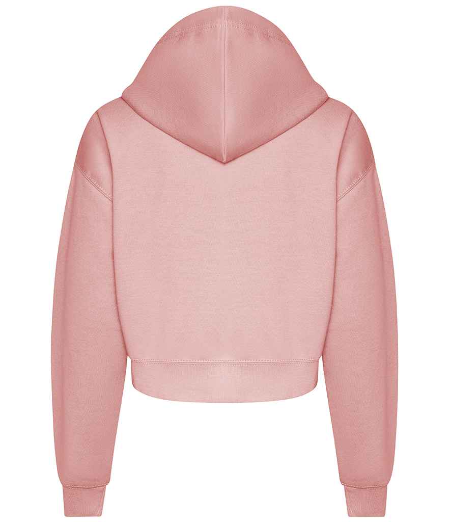 AWDis Ladies Cropped Zoodie in by Just Hoods — Custom branded clothing by Print Press, featuring premium embroidery produced in our specialist print lab in the UK.
