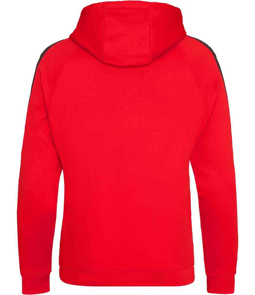 AWDis Contrast Sports Polyester Zoodie in by Just Hoods — Custom branded clothing by Print Press, featuring premium embroidery produced in our specialist print lab in the UK.