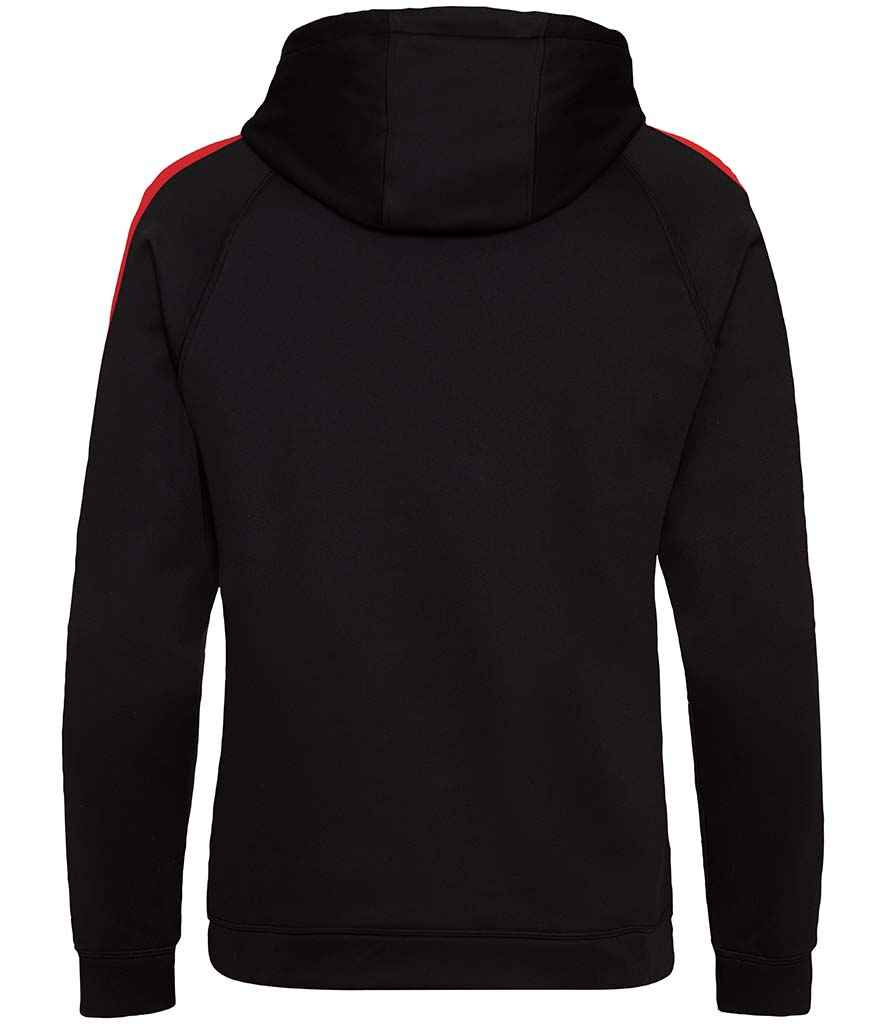 AWDis Contrast Sports Polyester Zoodie in by Just Hoods — Custom branded clothing by Print Press, featuring premium embroidery produced in our specialist print lab in the UK.
