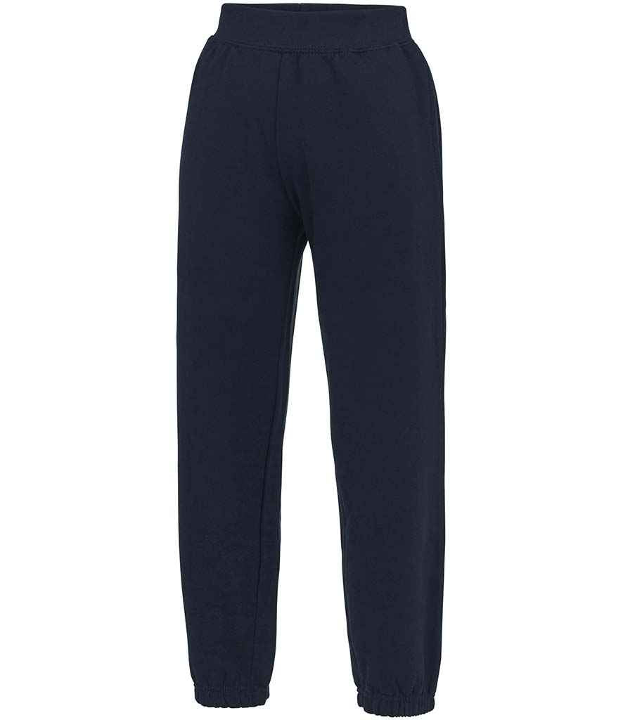 AWDis Kids Cuffed Jog Pants in by Just Hoods — Custom branded clothing by Print Press, featuring premium embroidery produced in our specialist print lab in the UK.