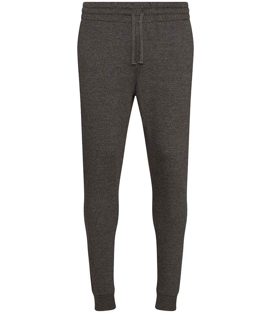 AWDis Tapered Track Pants in Charcoal by Just Hoods — Custom branded clothing by Print Press, featuring premium embroidery produced in our specialist print lab in the UK.