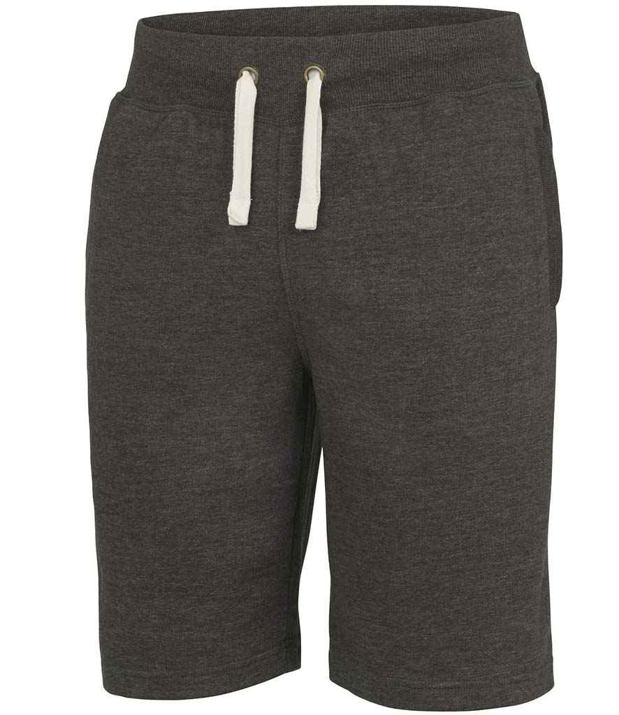 AWDis Campus Shorts in Charcoal by Just Hoods — Custom branded clothing by Print Press, featuring premium embroidery produced in our specialist print lab in the UK.