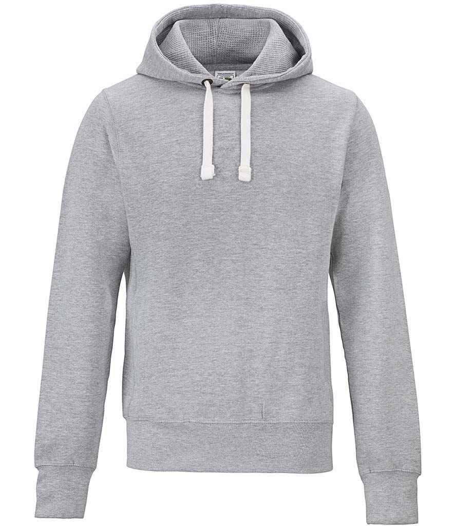AWDis Chunky Hoodie in Heather Grey by Just Hoods — Custom branded clothing by Print Press, featuring premium embroidery produced in our specialist print lab in the UK.