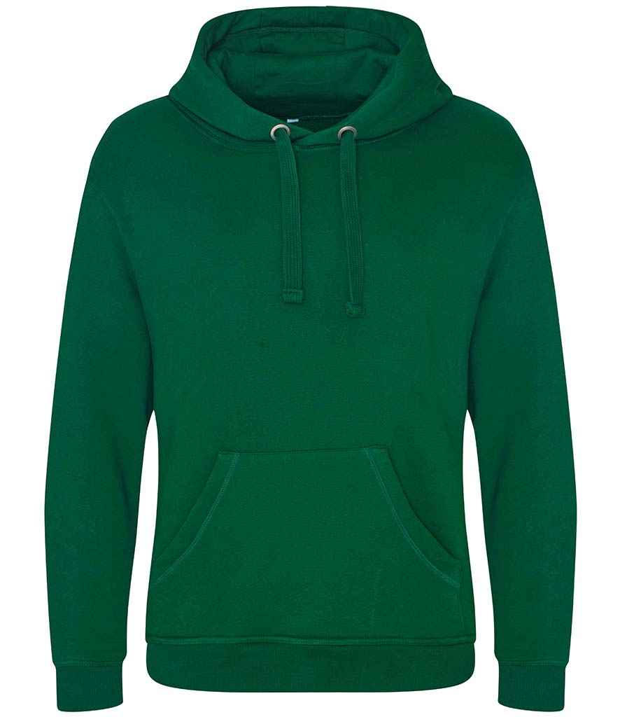 AWDis Graduate Heavyweight Hoodie in Bottle Green by Just Hoods — Custom branded clothing by Print Press, featuring premium embroidery produced in our specialist print lab in the UK.