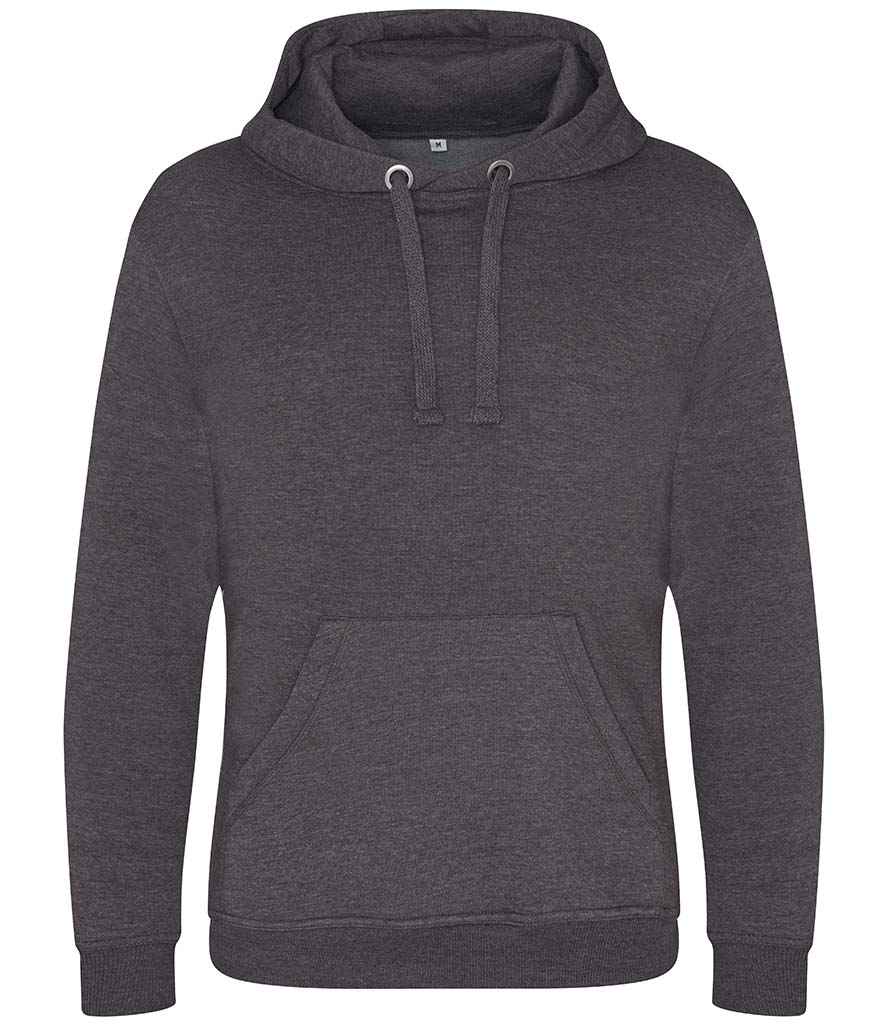 AWDis Graduate Heavyweight Hoodie in Charcoal by Just Hoods — Custom branded clothing by Print Press, featuring premium embroidery produced in our specialist print lab in the UK.