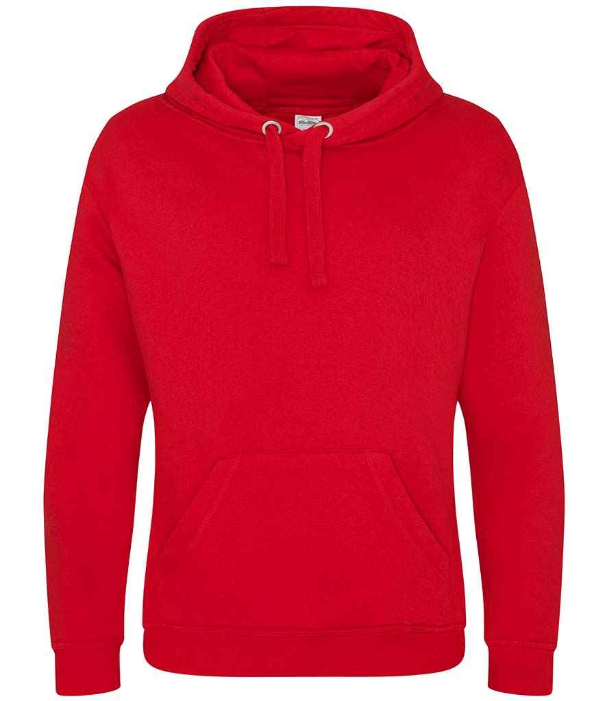 AWDis Graduate Heavyweight Hoodie in Fire Red by Just Hoods — Custom branded clothing by Print Press, featuring premium embroidery produced in our specialist print lab in the UK.