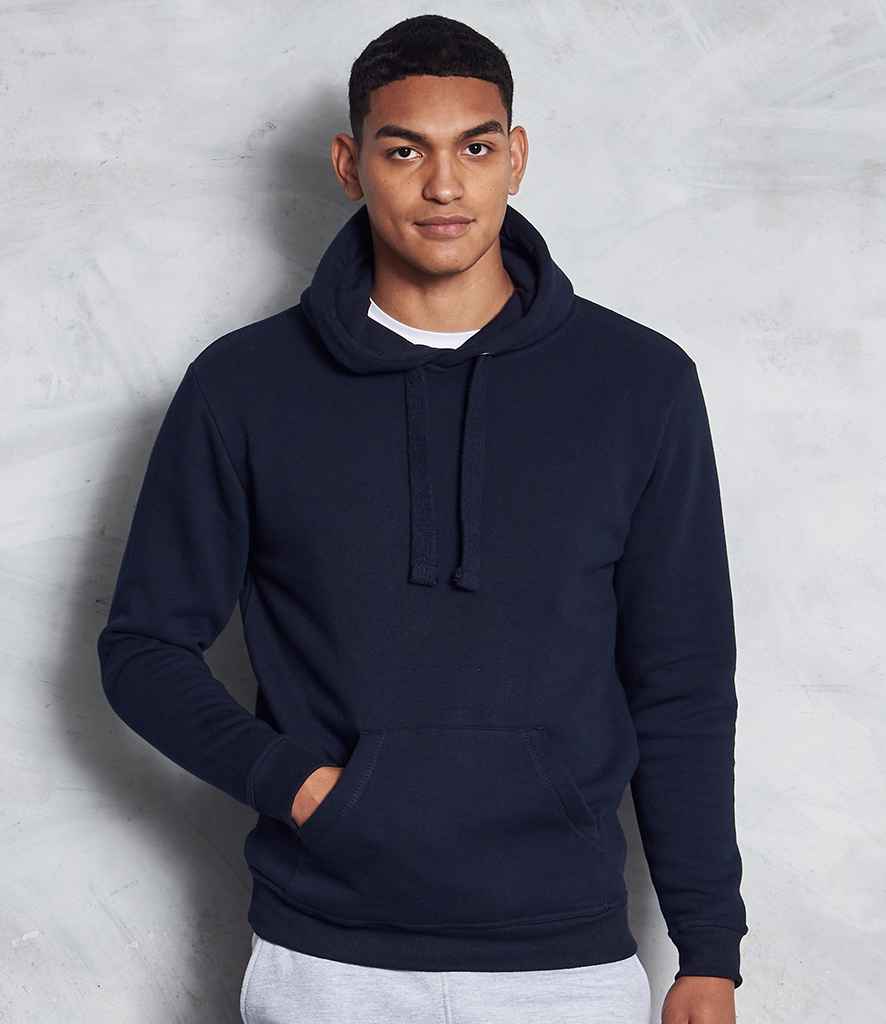 AWDis Graduate Heavyweight Hoodie in New French Navy by Just Hoods — Custom branded clothing by Print Press, featuring premium embroidery produced in our specialist print lab in the UK.