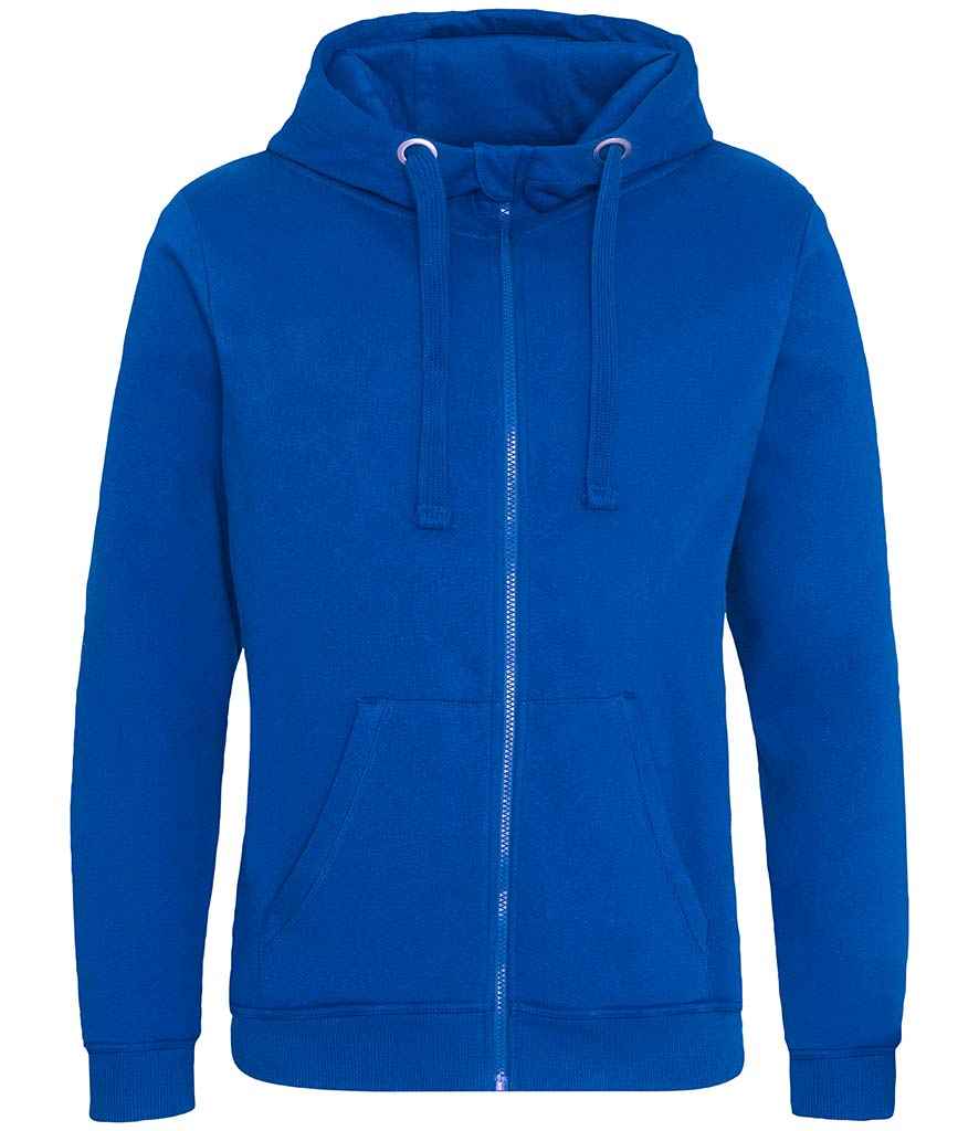 AWDis Graduate Heavyweight Zoodie in Royal Blue by Just Hoods — Custom branded clothing by Print Press, featuring premium embroidery produced in our specialist print lab in the UK.