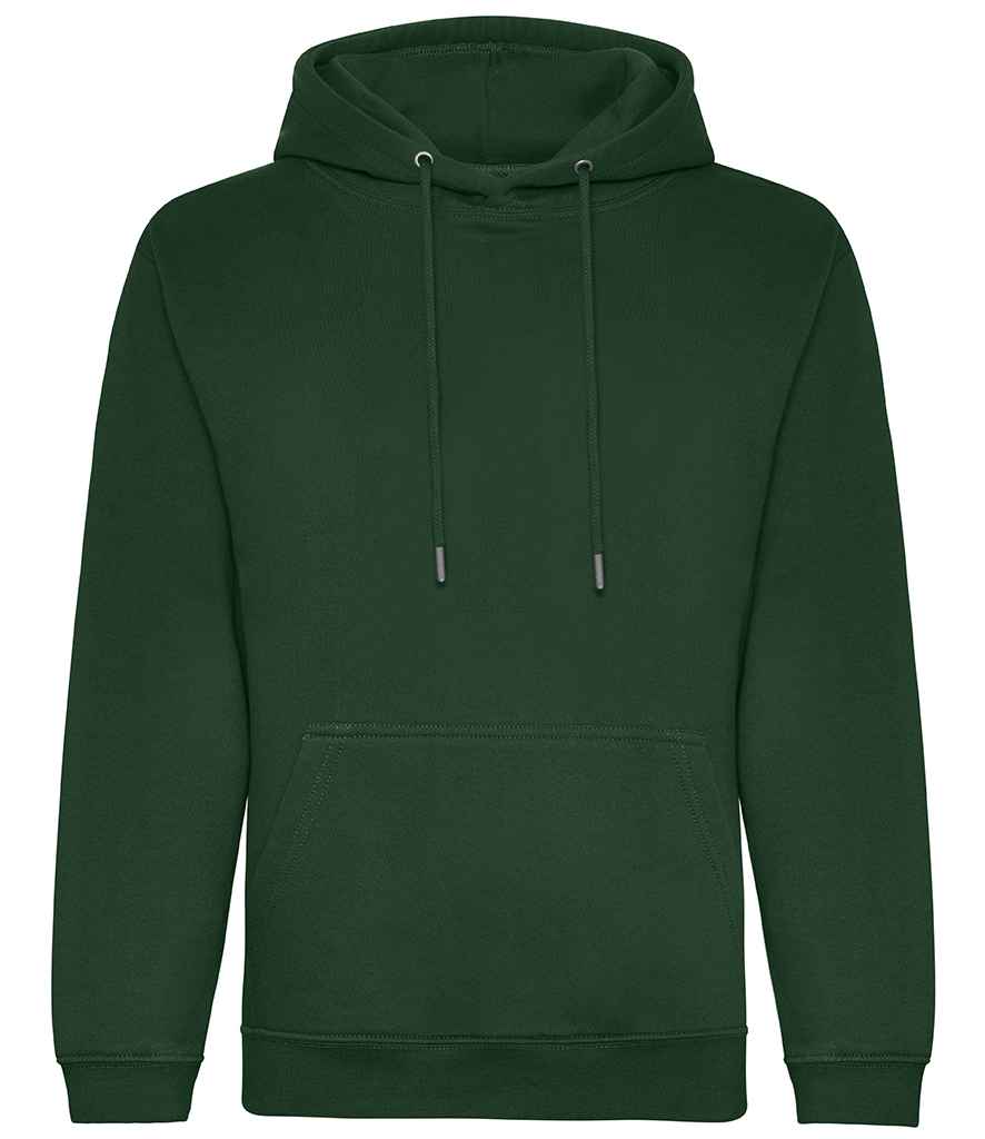 AWDis Organic Hoodie in Bottle Green by Just Hoods — Custom branded clothing by Print Press, featuring premium embroidery produced in our specialist print lab in the UK.