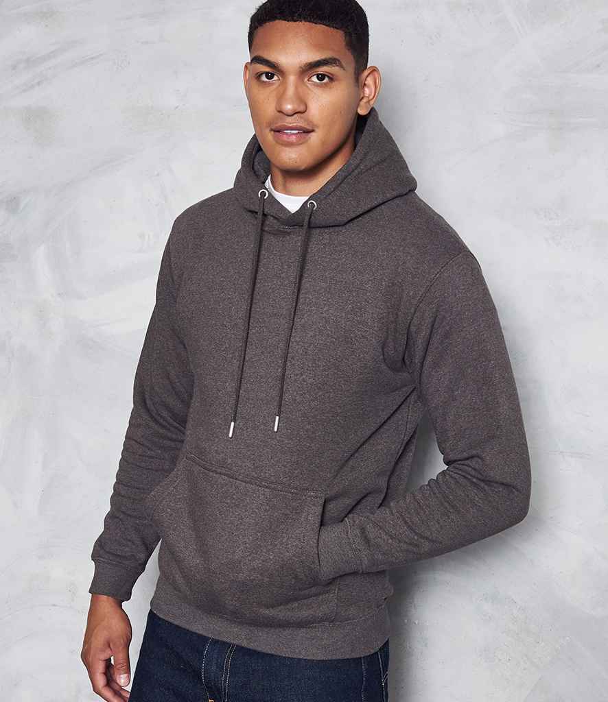 AWDis Organic Hoodie in Charcoal by Just Hoods — Custom branded clothing by Print Press, featuring premium embroidery produced in our specialist print lab in the UK.