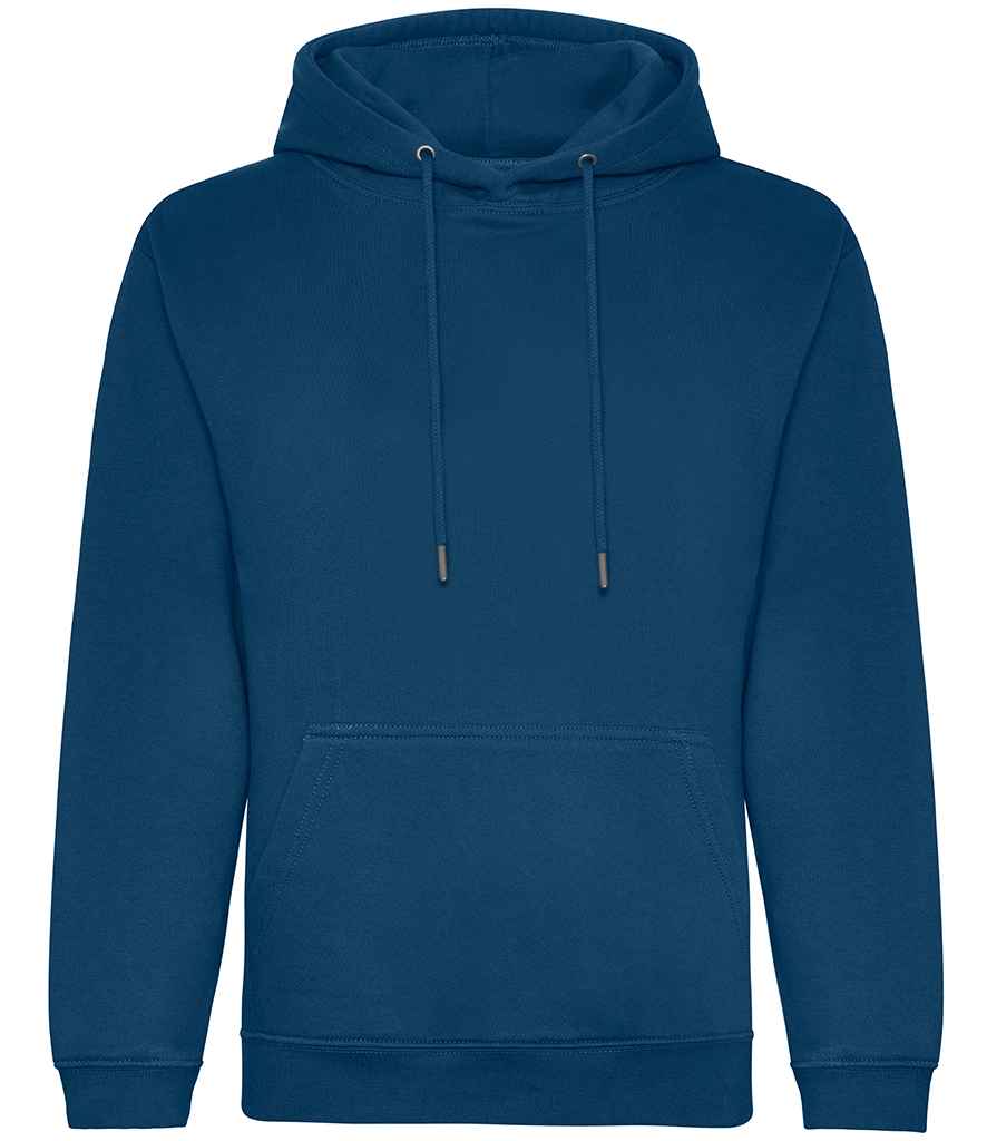 AWDis Organic Hoodie in by Just Hoods — Custom branded clothing by Print Press, featuring premium embroidery produced in our specialist print lab in the UK.