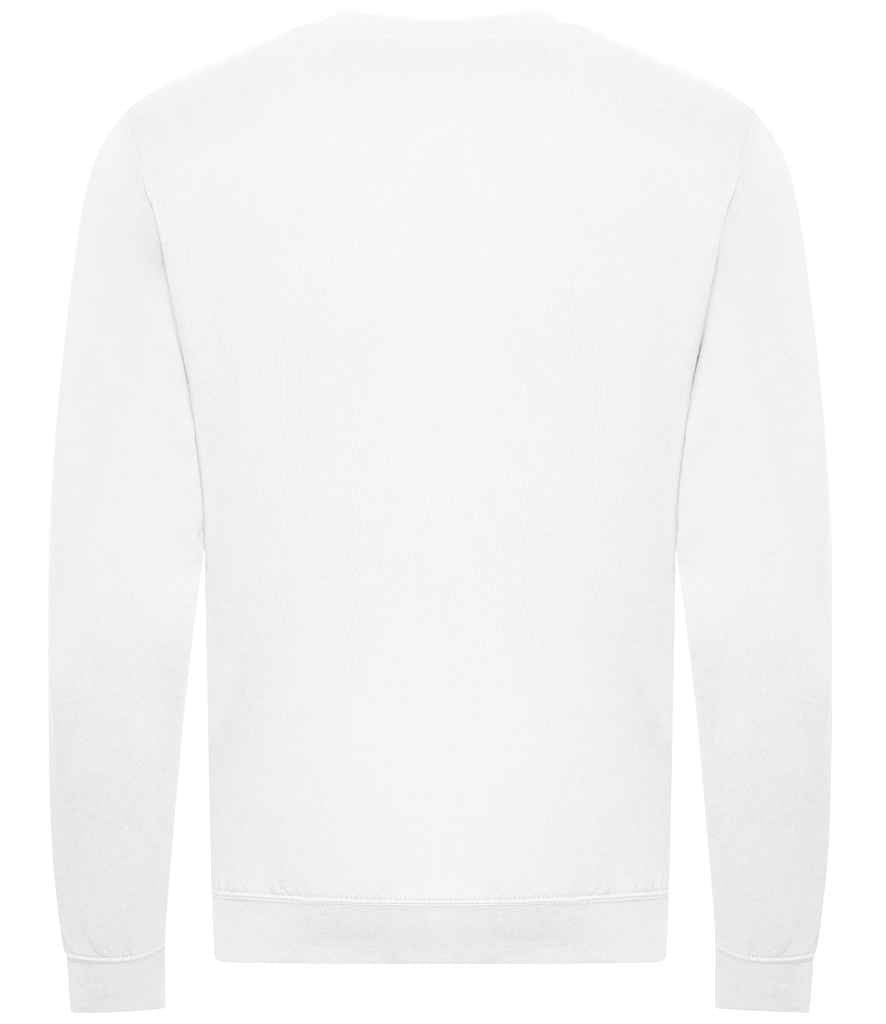 AWDis Unisex Organic Sweatshirt in by Just Hoods — Custom branded clothing by Print Press, featuring premium embroidery produced in our specialist print lab in the UK.