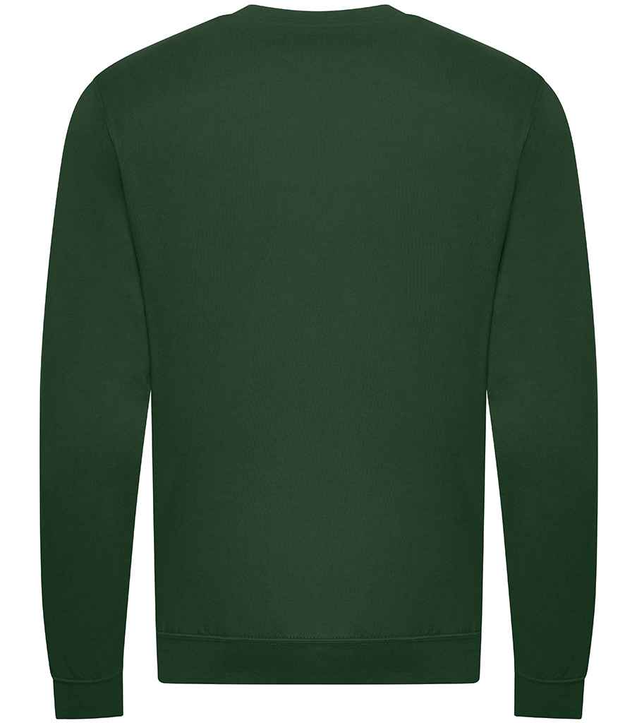 AWDis Unisex Organic Sweatshirt in by Just Hoods — Custom branded clothing by Print Press, featuring premium embroidery produced in our specialist print lab in the UK.