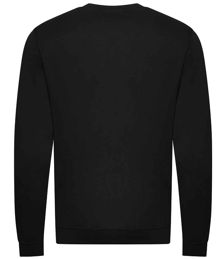 AWDis Unisex Organic Sweatshirt in by Just Hoods — Custom branded clothing by Print Press, featuring premium embroidery produced in our specialist print lab in the UK.