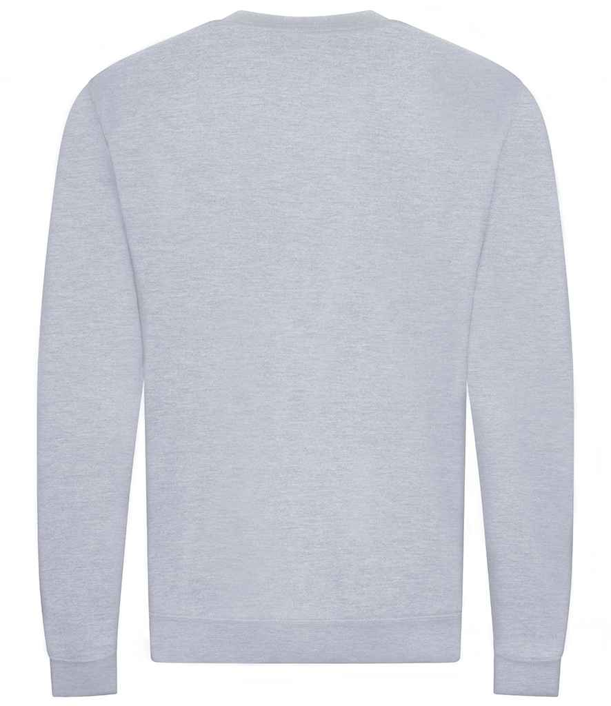 AWDis Unisex Organic Sweatshirt in by Just Hoods — Custom branded clothing by Print Press, featuring premium embroidery produced in our specialist print lab in the UK.