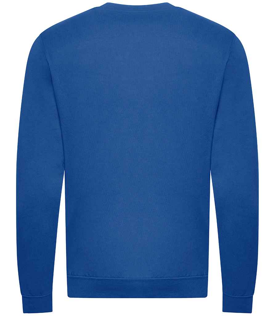 AWDis Unisex Organic Sweatshirt in by Just Hoods — Custom branded clothing by Print Press, featuring premium embroidery produced in our specialist print lab in the UK.