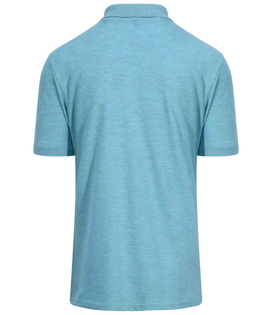 AWDis Surf Melange Pique Polo Shirt in by Just Polos — Custom branded clothing by Print Press, featuring premium embroidery produced in our specialist print lab in the UK.