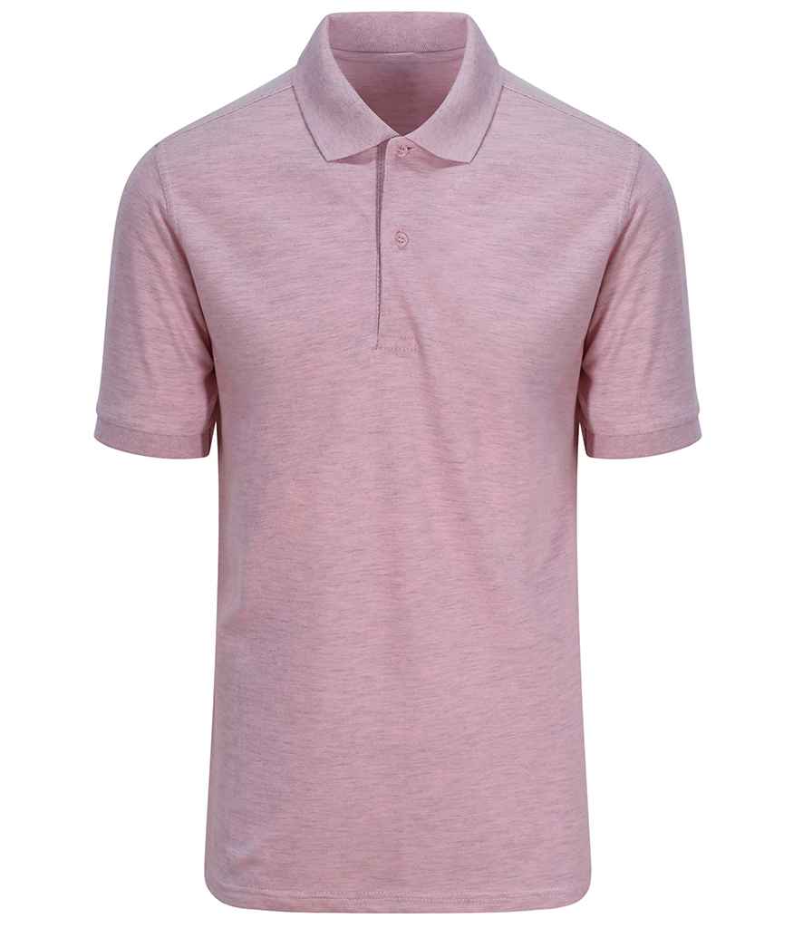 AWDis Surf Melange Pique Polo Shirt in by Just Polos — Custom branded clothing by Print Press, featuring premium embroidery produced in our specialist print lab in the UK.