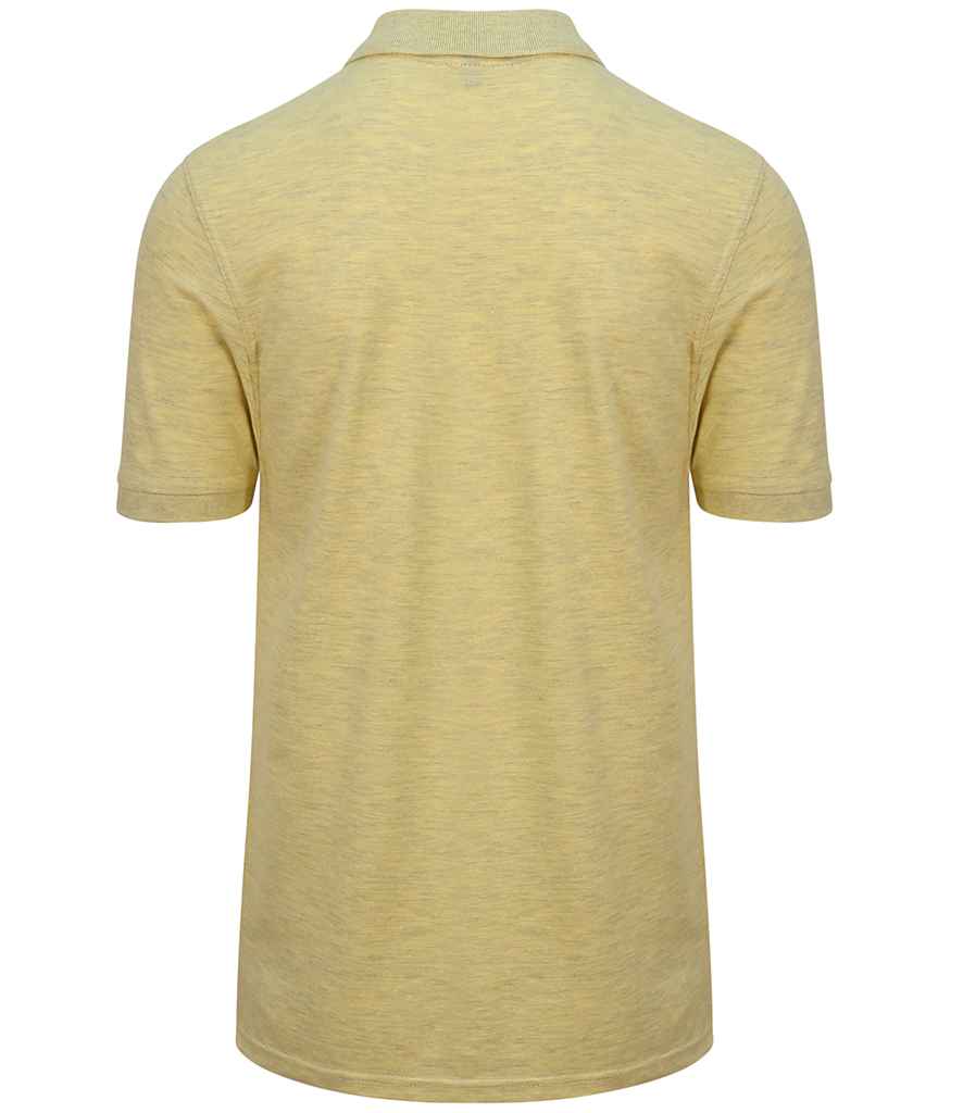 AWDis Surf Melange Pique Polo Shirt in by Just Polos — Custom branded clothing by Print Press, featuring premium embroidery produced in our specialist print lab in the UK.