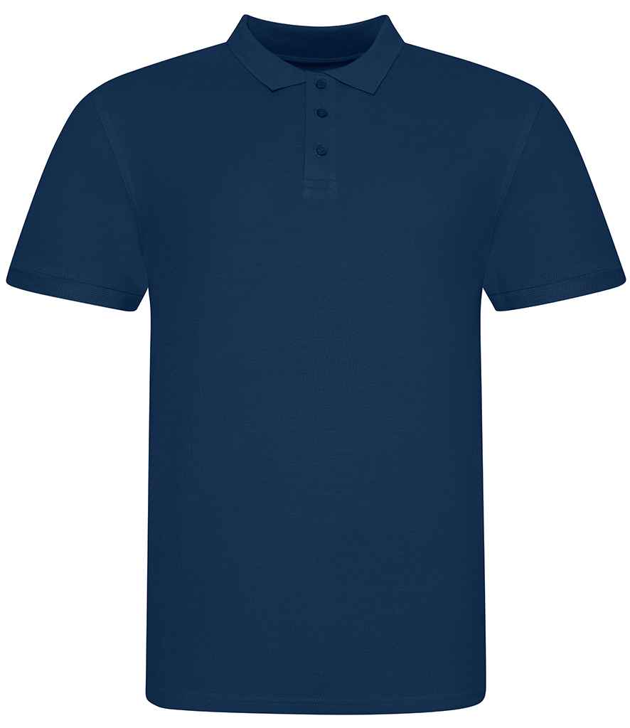 AWDis The 100 Cotton Pique Polo Shirt in by Just Polos — Custom branded clothing by Print Press, featuring premium embroidery produced in our specialist print lab in the UK.