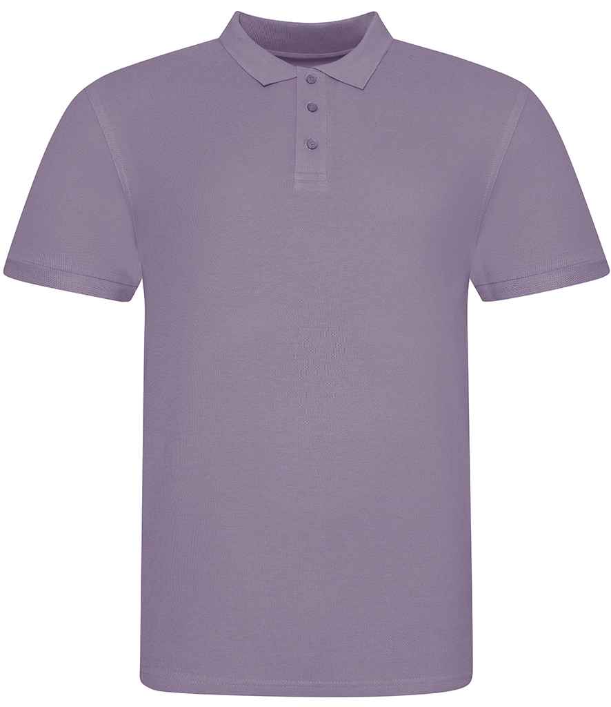 AWDis The 100 Cotton Pique Polo Shirt in Twilight Purple by Just Polos — Custom branded clothing by Print Press, featuring premium embroidery produced in our specialist print lab in the UK.
