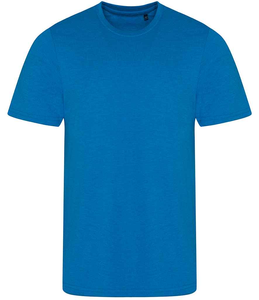 AWDis Tri-Blend T-Shirt in Heather Sapphire by Just Ts — Custom branded clothing by Print Press, featuring premium embroidery produced in our specialist print lab in the UK.