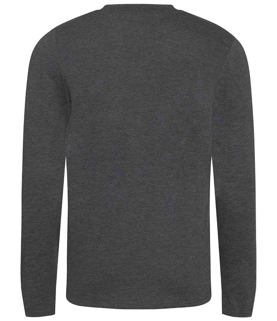 AWDis Long Sleeve Tri-Blend T-Shirt in by Just Ts — Custom branded clothing by Print Press, featuring premium embroidery produced in our specialist print lab in the UK.