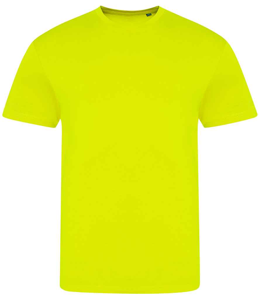 AWDis Unisex Electric Tri-Blend T-Shirt in Electric Yellow by Just Ts — Custom branded clothing by Print Press, featuring premium embroidery produced in our specialist print lab in the UK.