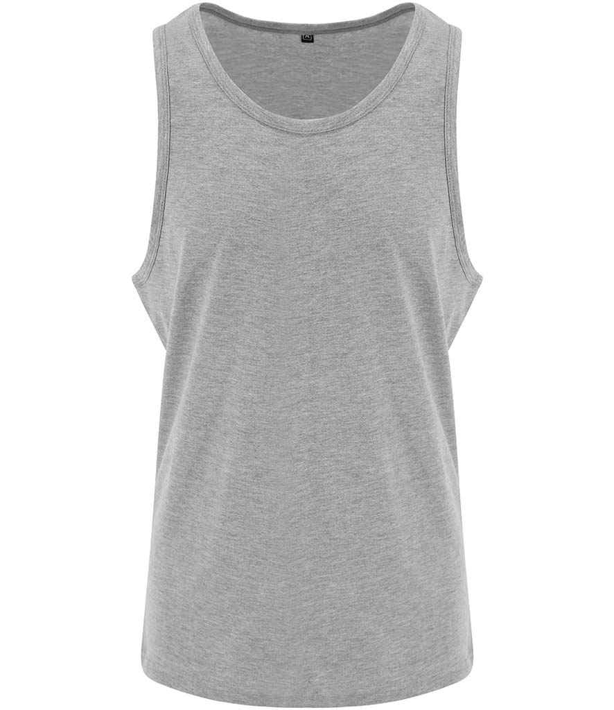 AWDis Tri-Blend Vest in Heather Grey by Just Ts — Custom branded clothing by Print Press, featuring premium embroidery produced in our specialist print lab in the UK.