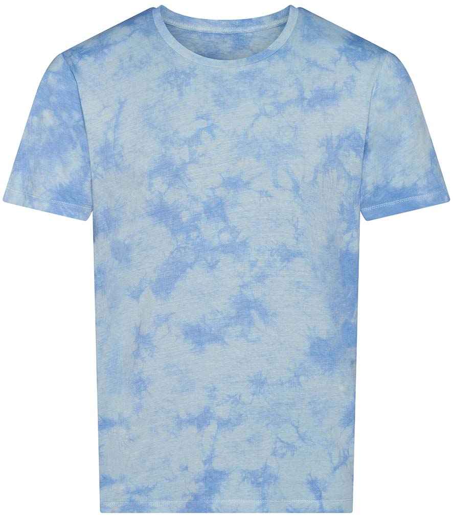 AWDis Tie-Dye T-Shirt in Blue Cloud by Just Ts — Custom branded clothing by Print Press, featuring premium embroidery produced in our specialist print lab in the UK.