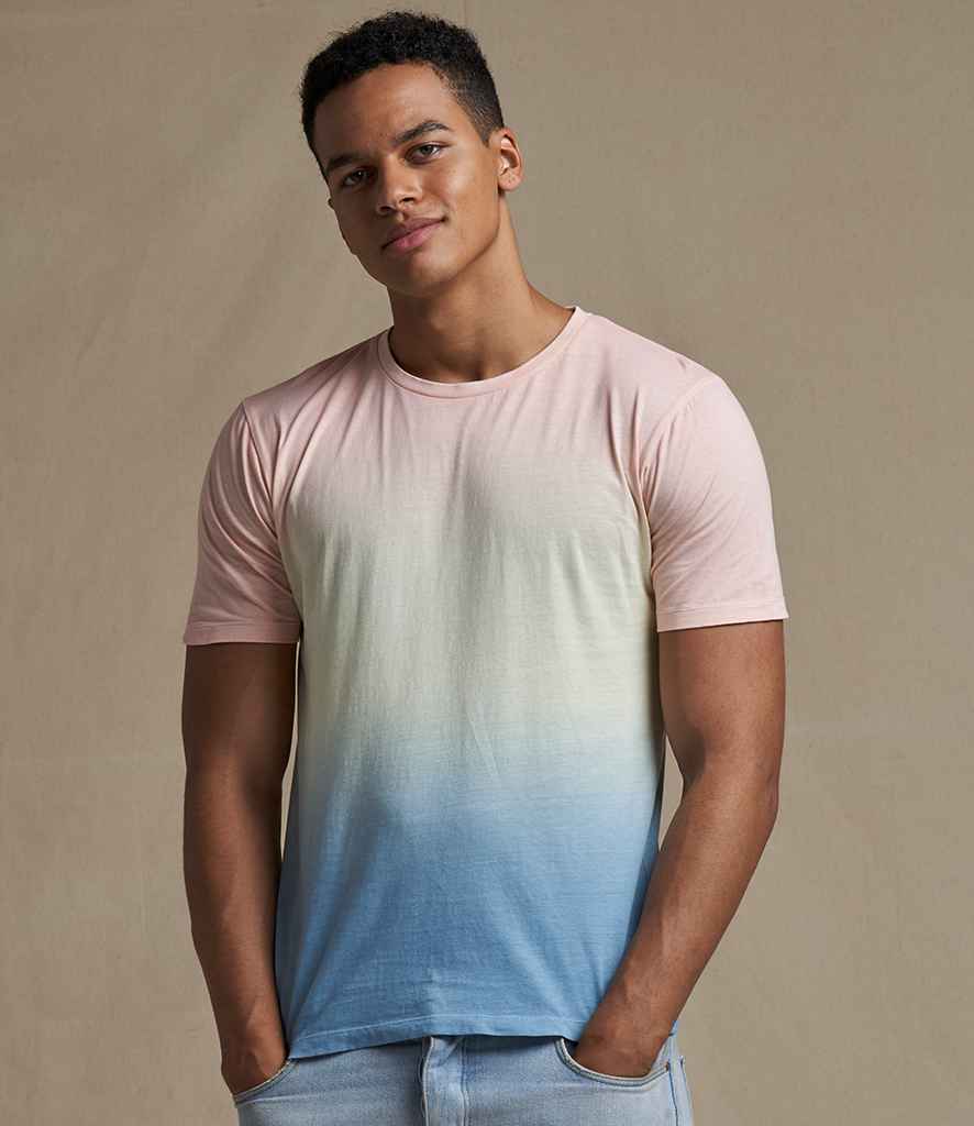 AWDis Tie-Dye T-Shirt in Pastel Sunset Dip by Just Ts — Custom branded clothing by Print Press, featuring premium embroidery produced in our specialist print lab in the UK.