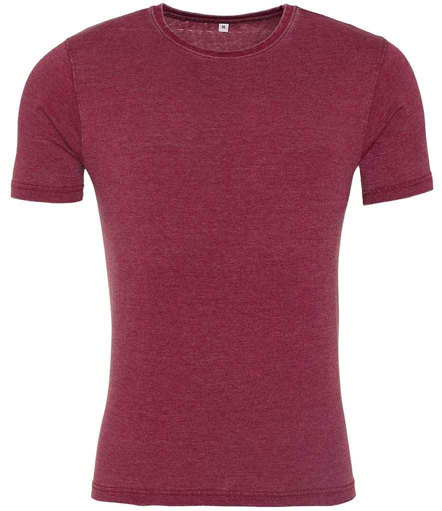 AWDis Washed T-Shirt in by Just Ts — Custom branded clothing by Print Press, featuring premium embroidery produced in our specialist print lab in the UK.