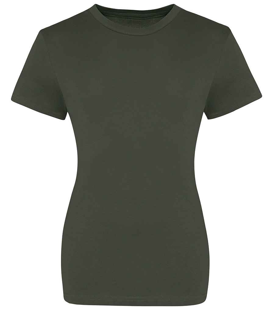 AWDis The 100 Ladies T-Shirt in by Just Ts — Custom branded clothing by Print Press, featuring premium embroidery produced in our specialist print lab in the UK.