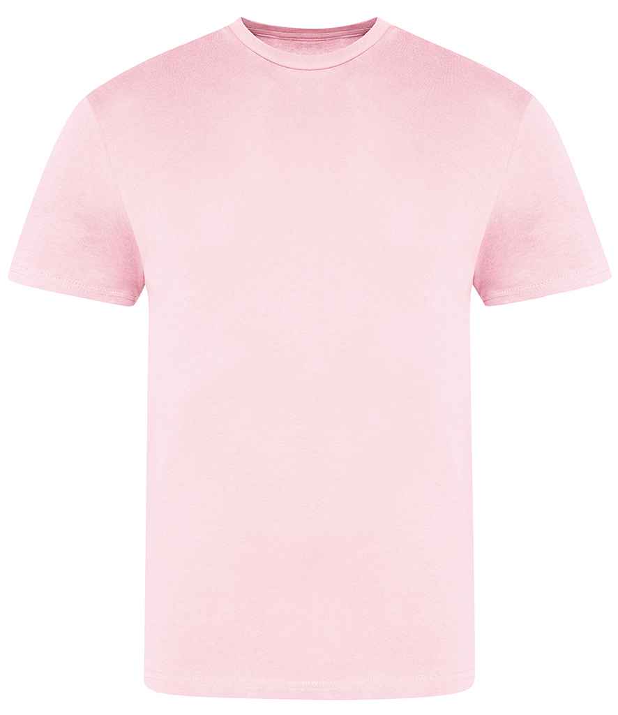 AWDis The 100 T-Shirt - (2nd Colours) in Baby Pink by Just Ts — Custom branded clothing by Print Press, featuring premium embroidery produced in our specialist print lab in the UK.