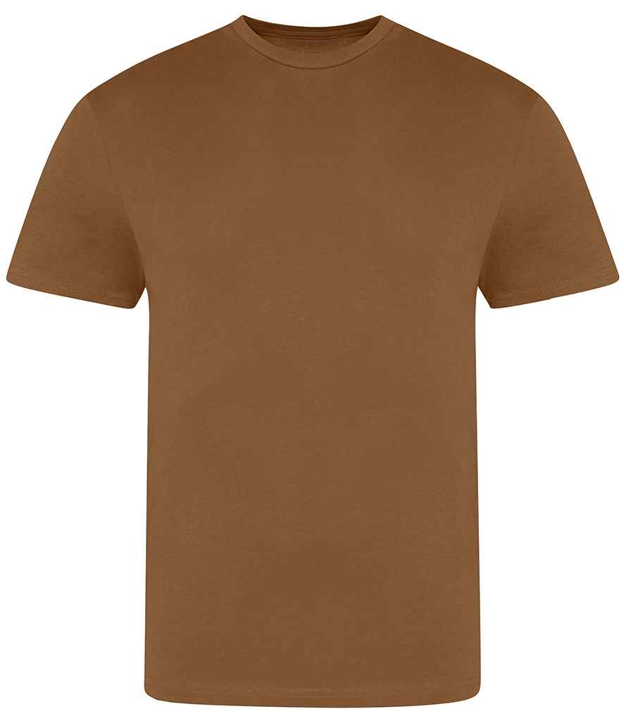 AWDis The 100 T-Shirt - (2nd Colours) in Caramel Toffee by Just Ts — Custom branded clothing by Print Press, featuring premium embroidery produced in our specialist print lab in the UK.