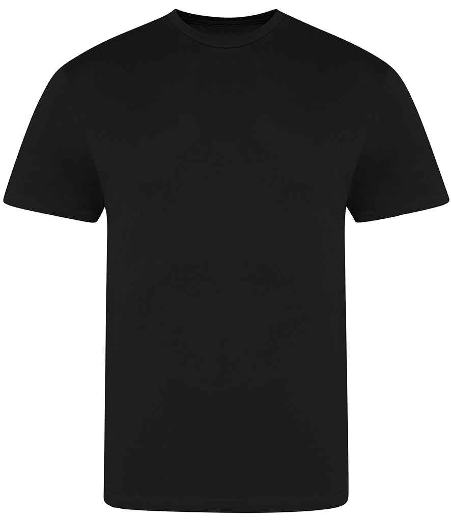 AWDis The 100 T-Shirt - (2nd Colours) in Deep Black by Just Ts — Custom branded clothing by Print Press, featuring premium embroidery produced in our specialist print lab in the UK.