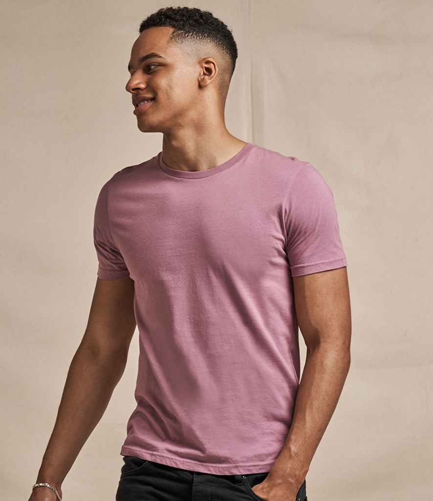 AWDis The 100 T-Shirt - (2nd Colours) in Dusty Purple by Just Ts — Custom branded clothing by Print Press, featuring premium embroidery produced in our specialist print lab in the UK.