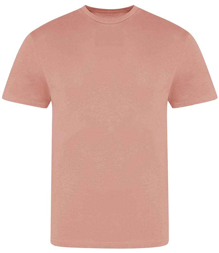 AWDis The 100 T-Shirt - (2nd Colours) in Dusty Pink by Just Ts — Custom branded clothing by Print Press, featuring premium embroidery produced in our specialist print lab in the UK.