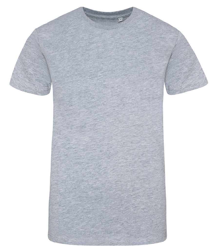 AWDis The 100 T-Shirt - (2nd Colours) in Heather Grey by Just Ts — Custom branded clothing by Print Press, featuring premium embroidery produced in our specialist print lab in the UK.