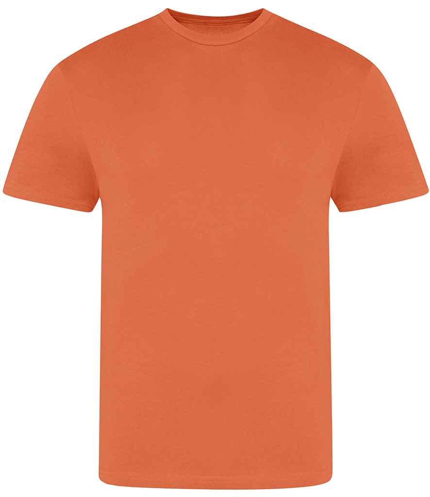 AWDis The 100 T-Shirt in Mango Tango by Just Ts — Custom branded clothing by Print Press, featuring premium embroidery produced in our specialist print lab in the UK.