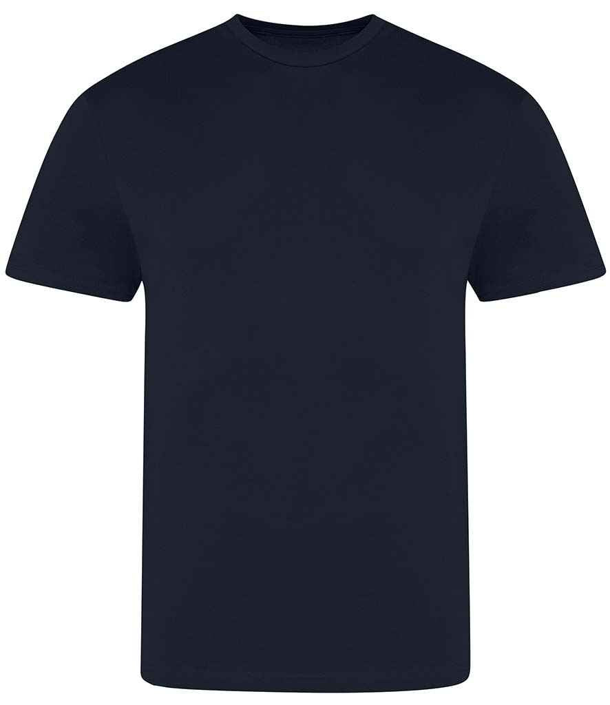 AWDis The 100 T-Shirt in Oxford Navy by Just Ts — Custom branded clothing by Print Press, featuring premium embroidery produced in our specialist print lab in the UK.