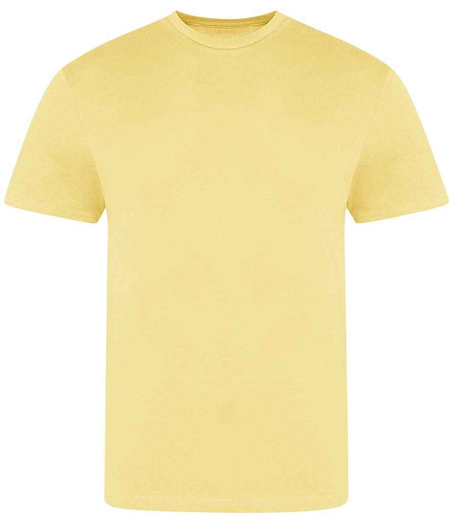 AWDis The 100 T-Shirt in Sherbet Lemon by Just Ts — Custom branded clothing by Print Press, featuring premium embroidery produced in our specialist print lab in the UK.