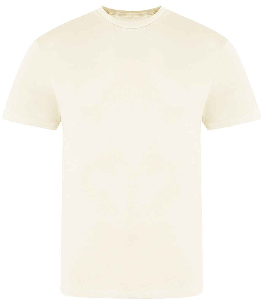 AWDis The 100 T-Shirt in Vanilla Milkshake by Just Ts — Custom branded clothing by Print Press, featuring premium embroidery produced in our specialist print lab in the UK.