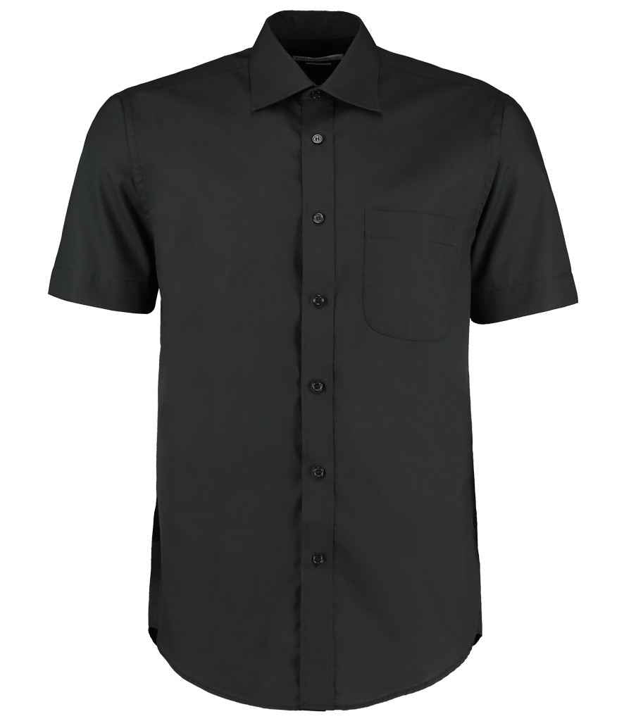 Kustom Kit Short Sleeve Classic Fit Business Shirt in by Kustom Kit — Custom branded clothing by Print Press, featuring premium embroidery produced in our specialist print lab in the UK.
