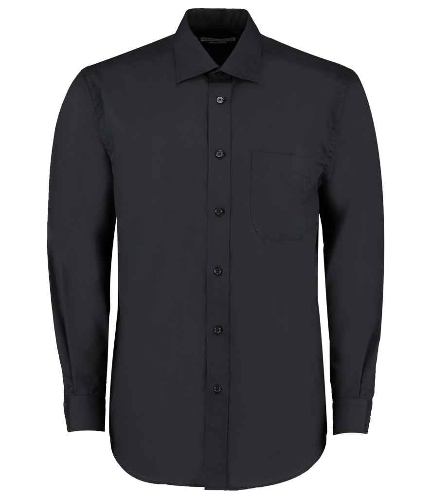 Kustom Kit Long Sleeve Classic Fit Business Shirt in by Kustom Kit — Custom branded clothing by Print Press, featuring premium embroidery produced in our specialist print lab in the UK.